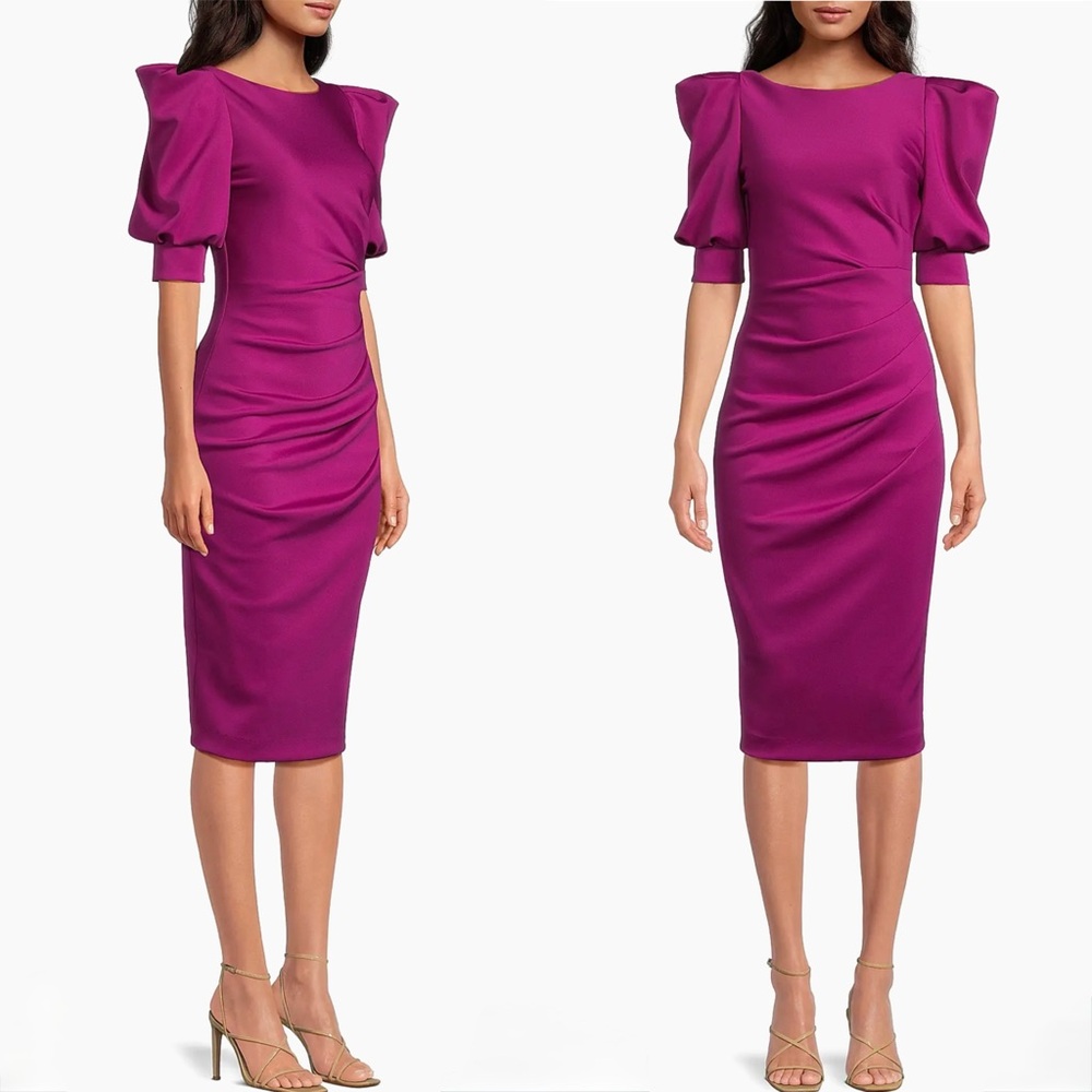 Black Halo Zella scoopback cocktail dress